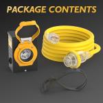 30 Amp Heavy Duty Generator Extension Cord 25FT