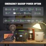 1000W Portable Power Station with Solar Generator