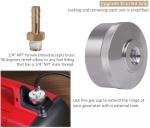 TEXVOKIE Extended Run Fuel Cap for Gas Generators