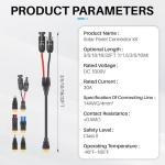 6-in-1 Solar Connector Cable Kit, 32FT