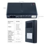 Mini DC UPS Power Supply for Router and Camera