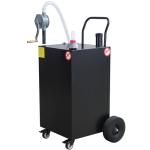 Mobile 45-Gallon Gas Tank with Pump and Casters