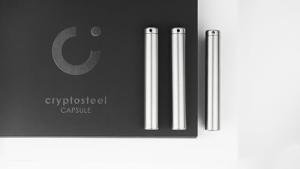 Cryptosteel Capsule Trio - Fireproof Seed Backups