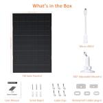 VUEBEE 7W Solar Panel for Eufycam Cameras - 2 Pack