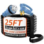 50FT 50 Amp RV Generator Extension Cord