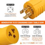 30 Amp to 20 Amp Generator Adapter for EV Charging