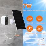 VUEBEE 7W Solar Panel for Eufycam Cameras - 2 Pack
