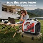 maXpeedingrods 2400W Portable Bluetooth Inverter Generator