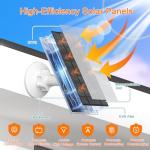 VUEBEE 7W Solar Panel for Eufycam Cameras - 2 Pack