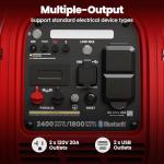 maXpeedingrods 2400W Portable Bluetooth Inverter Generator