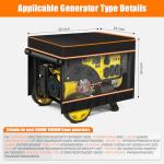 Heavy Duty Waterproof Generator Cover with Zipper
