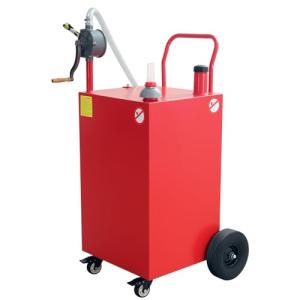 45 Gallon Mobile Fuel Tank with Pump and Wheels