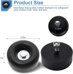 Heavy-Duty Rubber Feet for Generators and Tools