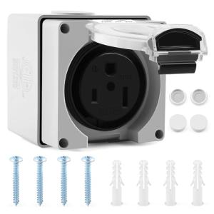 Knoweasy 50 Amp Weatherproof Power Outlet Box