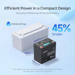 Renogy 12V 100Ah Lithium Battery with Self-Heating