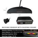 ZNDAW Reverse Parking Sensor System with 4 Sensors