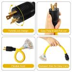30 Amp to 110 Generator Power Cord Adapter