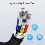 VillaCool 19V 1.5A AC/DC Adapter Power Cord Compatible with MARBERO M82 M82MAX M822 M822MAX M87 M88 M168 Portable Power Station Solar Generator Battery Wall Adapter Charger Power Supply Plug