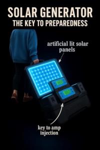 Solar Generator. The key to preparedness.: The key to preparedness.