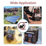 Alanph 2Pack 12AWG Solar 45A Connecter to O Ring Terminal, Dual Fuse Holder Cable, Compatible with Anderson Connector Port, for Automotive Portable Power Station Solar Generators- 2FT