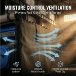 Waterproof Generator Cover, 38x28x30 inch, 600D Heavy Duty Oxford - for Most Generators 5000-15000 Watt, Portable Generator Cover for Outside, Black