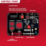 A-iPower 5800-Watt Dual Fuel Quiet Portable Inverter Generator, Electric Start RV Ready, EPA & CARB Compliant CO Sensor, With Telescopic Handle For Backup Home Use, Tailgating & Camping (SUA5800iED)