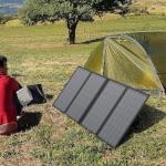 60W Foldable Solar Panel Charger for Power Stations