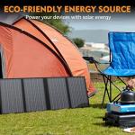 60W Foldable Solar Panel Charger for Power Stations