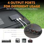 60W Foldable Solar Panel Charger for Power Stations