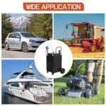 40 Gallon Black Gas Tank with Pump for Garage, Farm, Workshop and Jobsite Use, Hand Push Mobile Fuel Storage Trolley on Sturdy Casters, Heavy Duty Gasoline and Diesel Container for Quick Refueling