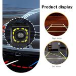 winterrock Car Backup Camera, 12 LED HD Night Vision Car Reverse Rear View Camera System, 170° Wide Angle Waterproof Reversing Parking Cameras, Universal for RV Trucks Trailer SUV