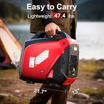 All-Power 3300W Portable Inverter Generator: Quiet Small Gasoline Generator CO-Sensor ECO Mode EPA Compliant 1.72 Gal Fuel Tank Gas Powered Emergency Backup for Outdoor Camping Home Use