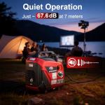 All-Power 3300W Portable Inverter Generator: Quiet Small Gasoline Generator CO-Sensor ECO Mode EPA Compliant 1.72 Gal Fuel Tank Gas Powered Emergency Backup for Outdoor Camping Home Use