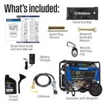 Westinghouse 13500W Dual Fuel Portable Generator