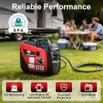 All-Power 3300W Portable Inverter Generator: Quiet Small Gasoline Generator CO-Sensor ECO Mode EPA Compliant 1.72 Gal Fuel Tank Gas Powered Emergency Backup for Outdoor Camping Home Use