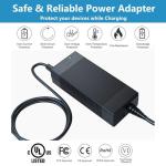 19V AC/DC Adapter Compatible with VTOMAN Jump 600X Portable Power Station Solar Generator Replacement 65W Power Supply Model YN-65WC190320W1 Battery Charger Power Cord Plug