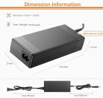 19V AC/DC Adapter Compatible with VTOMAN Jump 600X Portable Power Station Solar Generator Replacement 65W Power Supply Model YN-65WC190320W1 Battery Charger Power Cord Plug