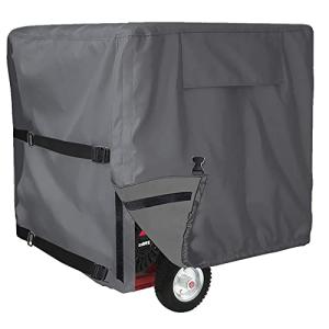 Generator Weather Cover, Heavy-Duty 600D Waterproof Protector for Portable Generators,Grey