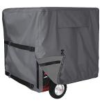 Generator Weather Cover, Heavy-Duty 600D Waterproof Protector for Portable Generators,Grey
