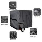 Generator Weather Cover, Heavy-Duty 600D Waterproof Protector for Portable Generators,Grey