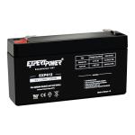 ExpertPower EXP612-1.2Ah 6V Rechargeable Battery, Alarm Battery Replacement for Security System, Home Alarm, GE XT Backup, Replaces DJW6-1.2, 6V1.3AH 1.4AH, Sealed Lead Acid, F1 Terminals