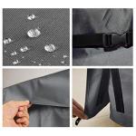 Generator Weather Cover, Heavy-Duty 600D Waterproof Protector for Portable Generators,Grey