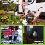 WYM world 30 Amp to 20 Amp 110 Generator RV Electric Cables, NEMA L14-30P to 4X 5-15R/5-20R Generator Distribution Adapter 4 Prong 30 Amp to 15 Amp/20Amp with Lighted End STW 10 AGW 1FT