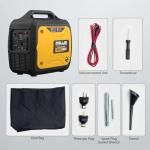 ZEGJAW 2400-Watt Portable Inverter Generator, EPA Compliant, CO-Sensor, Eco-Mode Feature, Lightweight & Quiet Gas Powered Generators for Home Use