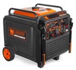 WEN 10,500-Watt 120V/240V Tri-Fuel Inverter Generator with Quiet 457cc Engine, Electric Start, Wheel Kit, and CO Watchdog, Gas, Propane, and Natural Gas Powered (TF1050iX)