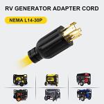 30 Amp Generator Locking Cord with Power Indicator
