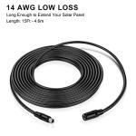 iGreely 15Ft 8mm Solar Generator Extension Cable