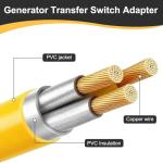 MECCANIXITY 20ft 30A Generator Transfer Switch Cord