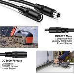 iGreely 15Ft 8mm Solar Generator Extension Cable
