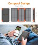 Solar Power Bank 46800mAh with 4 Cables